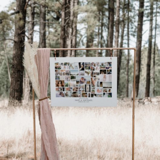 Poster Collage photo horizontal personnalisable 66