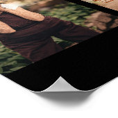 Poster Collage photo mémorial élégant en souvenir affectu (Coin)