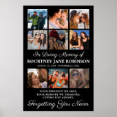 Poster Collage photo mémoriel 9 (Devant)