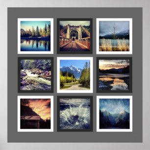 Poster Collage photo Mod Instagram