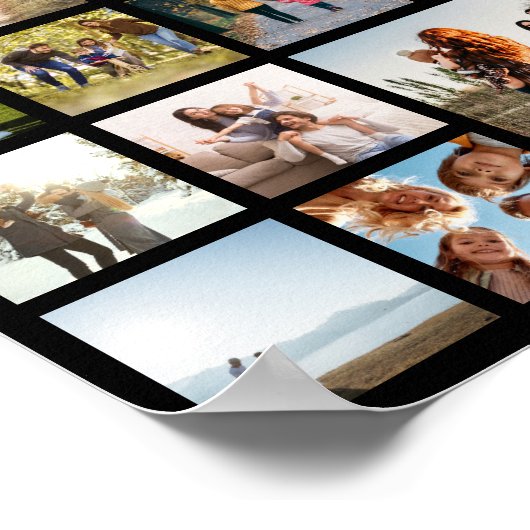 Poster Collage photo moderne 14 (Coin)