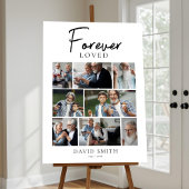 Poster Collage photo moderne de souvenir éternel