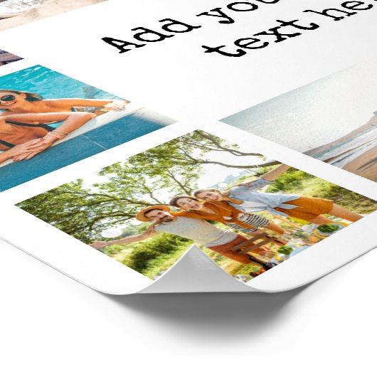 Poster Collage photo moderne simple 17 (Coin)