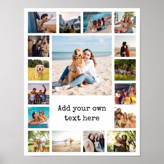 Poster Collage photo moderne simple 17 (Devant)