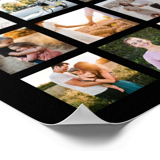 Poster Collage photo moderne simple 88 (Coin)