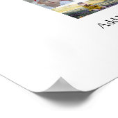 Poster Collage photo n°2 noir et blanc (Coin)