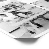 Poster Collage photo noir et blanc 7 (Coin)