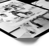 Poster Collage photo noir et blanc 7 (Coin)