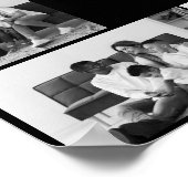 Poster Collage photo noir et blanc 7 (Coin)