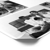 Poster Collage photo noir et blanc 7 (Coin)