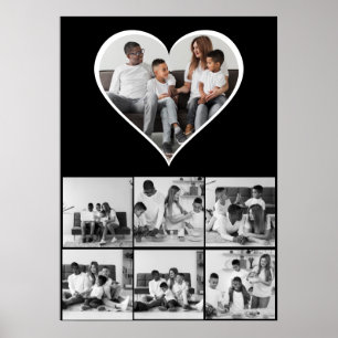 Poster Collage photo noir et blanc 7