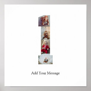 Poster Collage photo noir et blanc numéro 1
