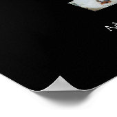 Poster Collage photo noir et blanc numéro 1 (Coin)