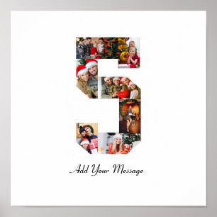 Poster Collage photo noir et blanc numéro 5