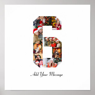 Poster Collage photo noir et blanc numéro 6