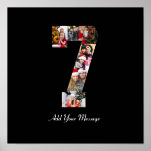 Poster Collage photo noir et blanc numéro 7