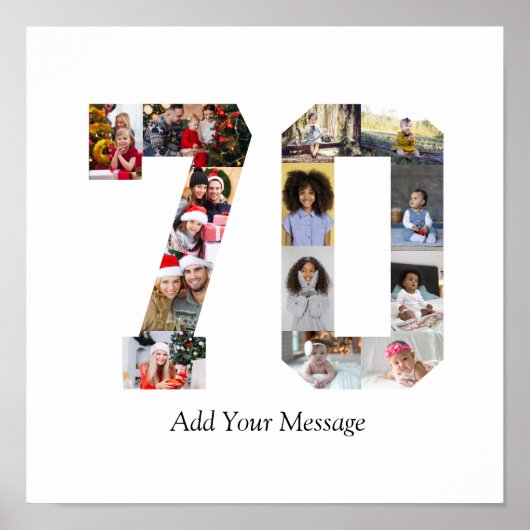 Poster Collage photo numéro 70 (Devant)