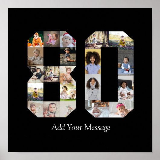 Poster Collage photo numéro 80 (Devant)