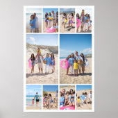 Poster Collage photo personnalisé 10 (Devant)