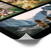 Poster Collage photo personnalisé 32 (Coin)