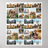 Poster Collage photo personnalisé 32 (Devant)