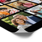 Poster Collage photo personnalisé 45 (Coin)