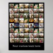 Poster Collage photo personnalisé 56 (Devant)