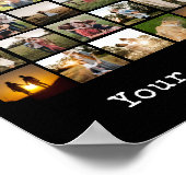 Poster Collage photo personnalisé 72 (Coin)