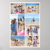 Poster Collage photo personnalisé 8 (Devant)