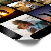 Poster Collage photo personnalisé 80 (Coin)