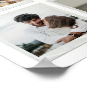 Poster Collage photo personnalisé du 30e anniversaire mod (Coin)