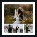 Poster Collage photo personnalisé du meilleur jour de tou<br><div class="desc">Design moderne et élégant imprimé Personnalisé Best Day Ever 4 Photo Collage Poster Imprimé qui peut être customisé avec votre texte. Découvrez le magasin Graphic Art Design pour d'autres produits qui correspondent à ce design !</div>