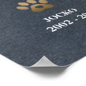 Poster Collage photo personnalisé en souvenir de votre an (Coin)