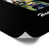 Poster Collage photo personnalisé numéro 13 pour 13ème an (Coin)