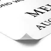 Poster Collage photo personnalisé pour funérailles en sou (Coin)