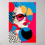 Poster Collage photo Pop Art<br><div class="desc">Poster collage photo Pop Art "La vie est comme une peinture - plus nous ajoutons de couleurs vives,  plus elle devient lumineuse." Pour les amoureux de la couleur et de la pop art !</div>