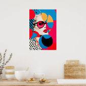 Poster Collage photo Pop Art (Cuisine)