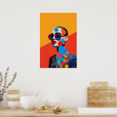 Poster Collage photo Pop Art (Cuisine)