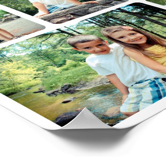 Poster Collage photo prêt (Coin)