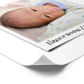 Poster Collage Photo Retro Personnalisé Et Texte (Coin)