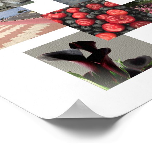 Poster Collage Photo Sans Frontière (Coin)