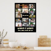 Poster Collage photo simple 14 Grand-père grand-mère (Cuisine)