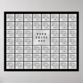 Poster Collage photo simple 53 couleur personnalisée (Devant)