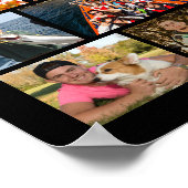 Poster Collage Photo Simple 70 Personnalisé sur mesure (Coin)
