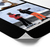 Poster Collage photo simple de 30 avec couleur et texte p (Coin)