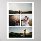 Poster Collage photo simple moderne (Devant)