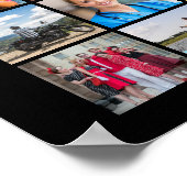 Poster Collage photo simple personnalisé de 45 Carrés (Coin)