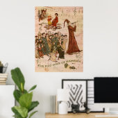 Poster Collage Pied Piper (Bureau à domicile)