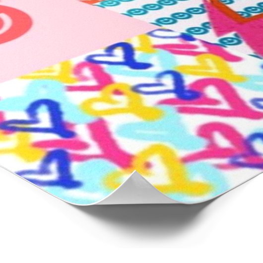 Poster collage préppy (Coin)