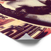 Poster Collage Retro Cowgirl (Coin)